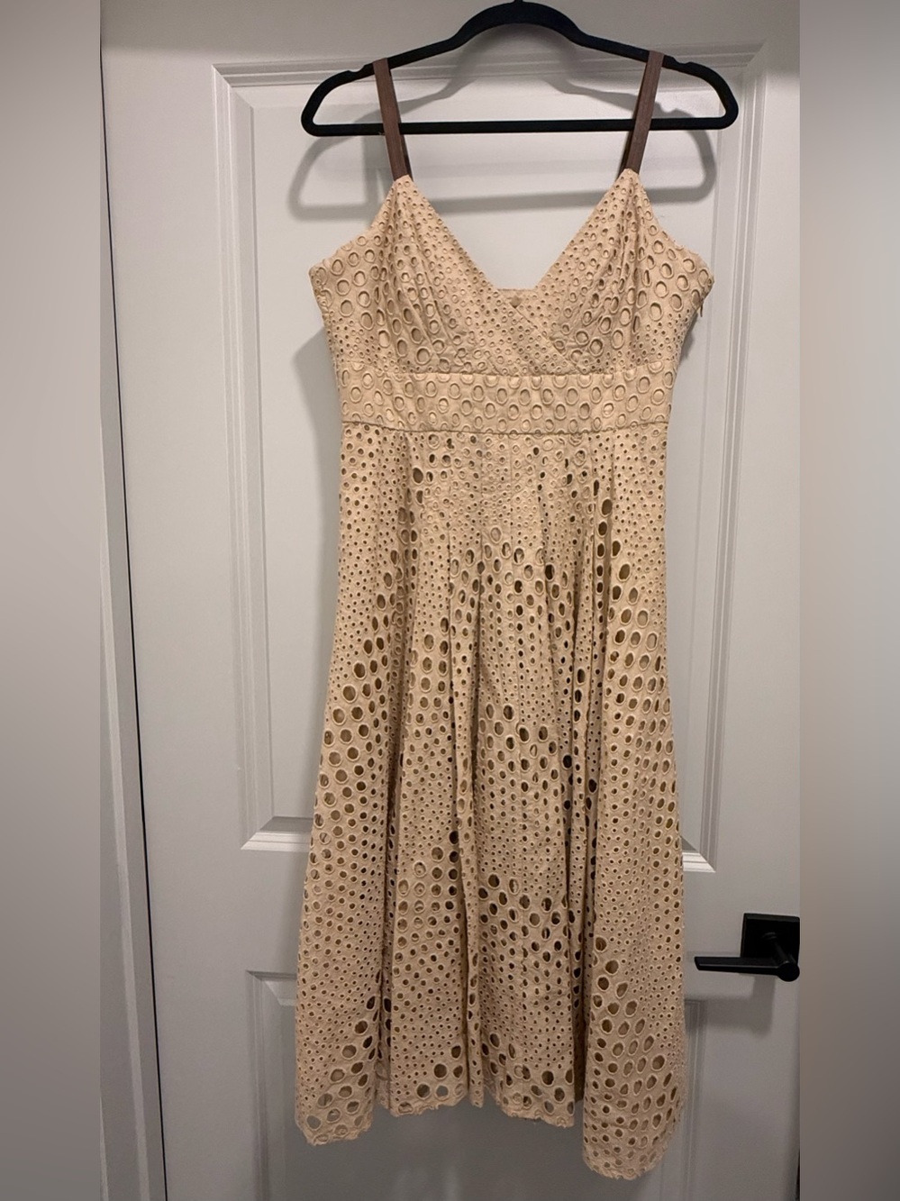 Muse Boston Proper Dress 6 NWT Eyelet Embroidered Cutwork Midi Boho Cottagecore